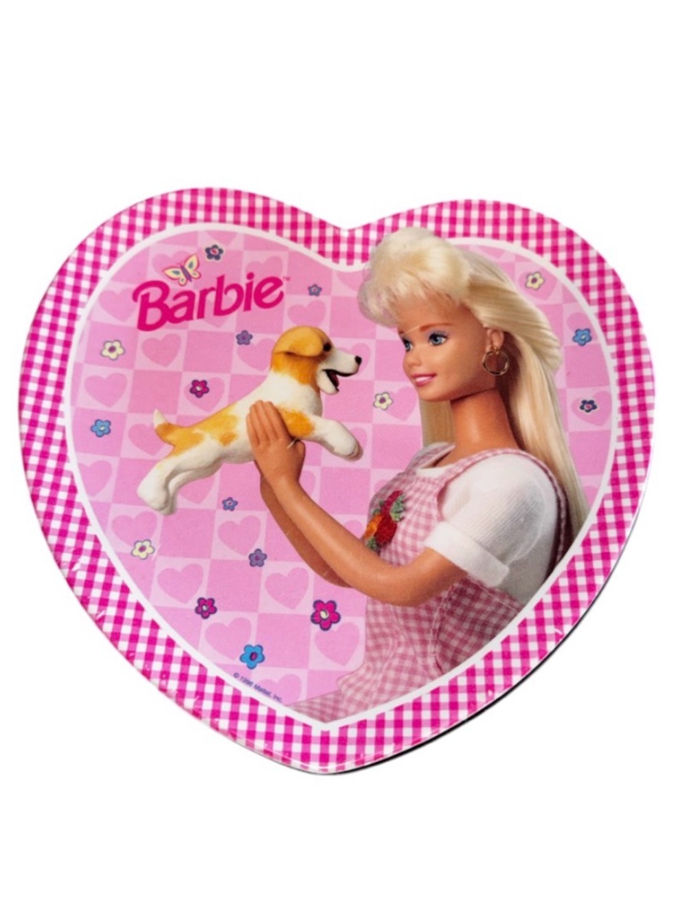 Vintage Barbie Heart Shaped Plate